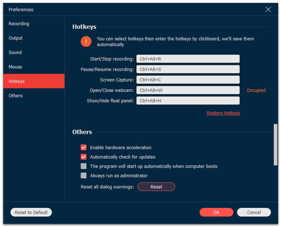 hotkeys