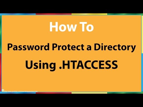 How to Password Protect a Directory With .htaccess