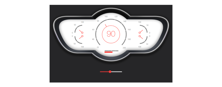 DevExtreme JavaScript Gauge