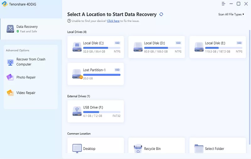 DATA RECOVERY